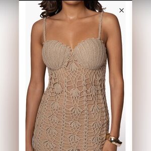 Odyssey Crochet Maxi Dress new with tags